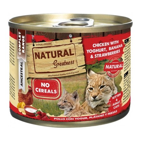 NATURAL GREATNESS BOITE 200G CHATON ET ADULTE