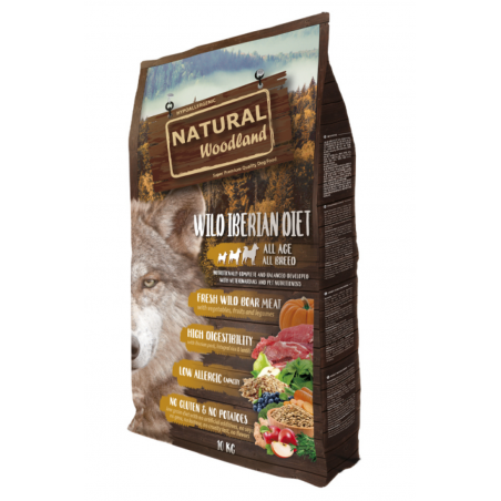NATURAL WOODLAND WILD IBERIAN DIET 10KG Chiens/chiots