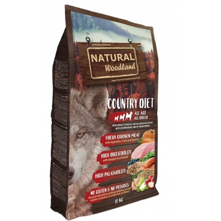 NATURAL WOODLAND COUNTRY DIET 10kg Chiens/chiot